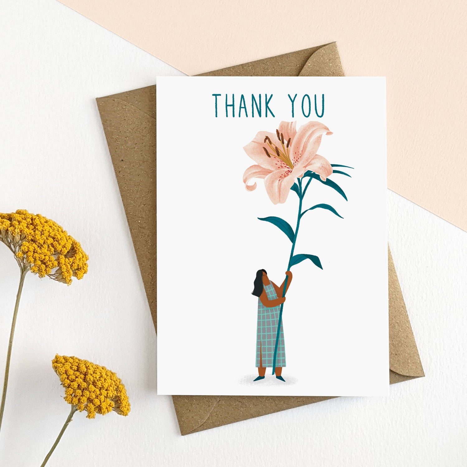 Illustrated Thank You Card