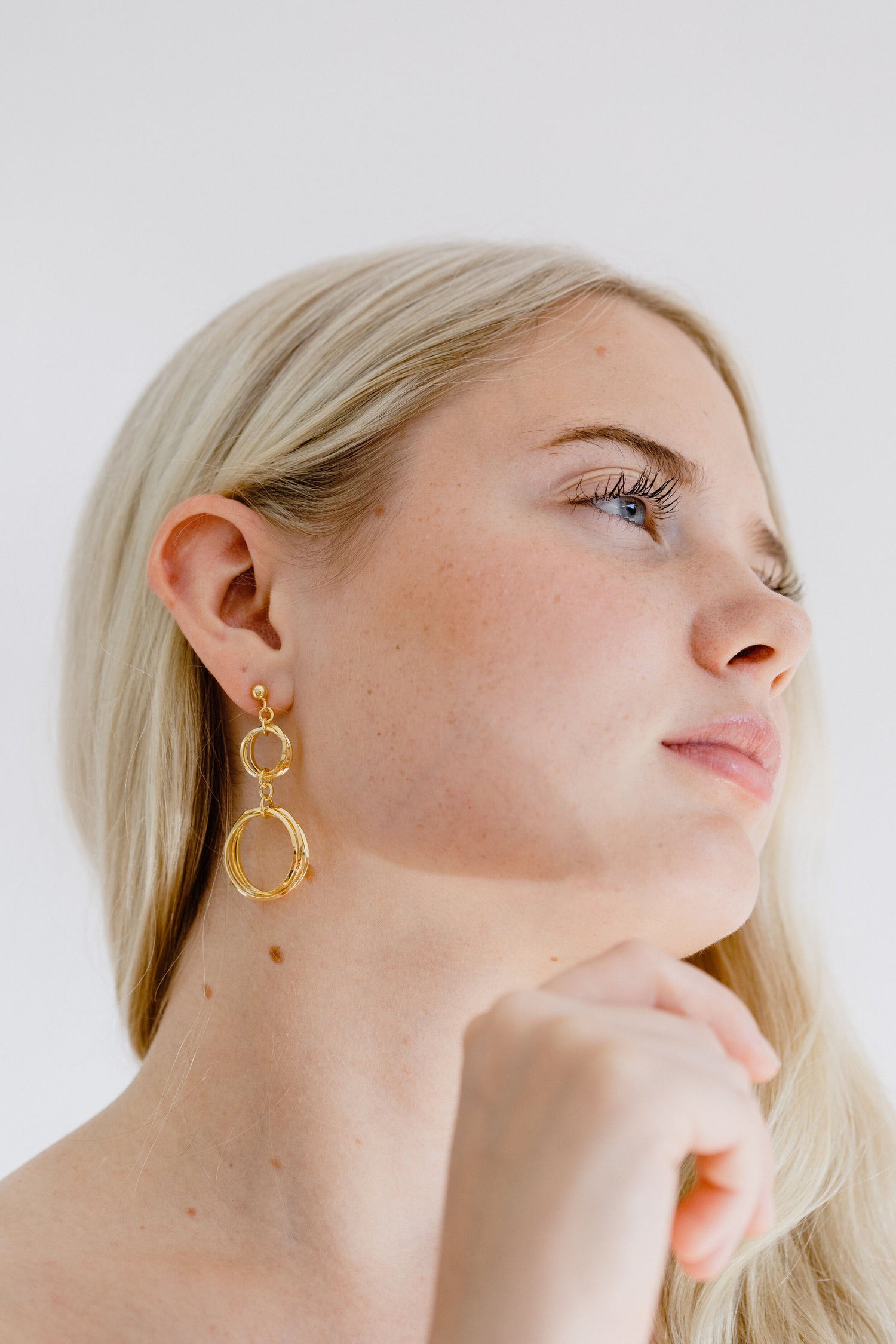 EVA • Gold Plated Drop Earrings