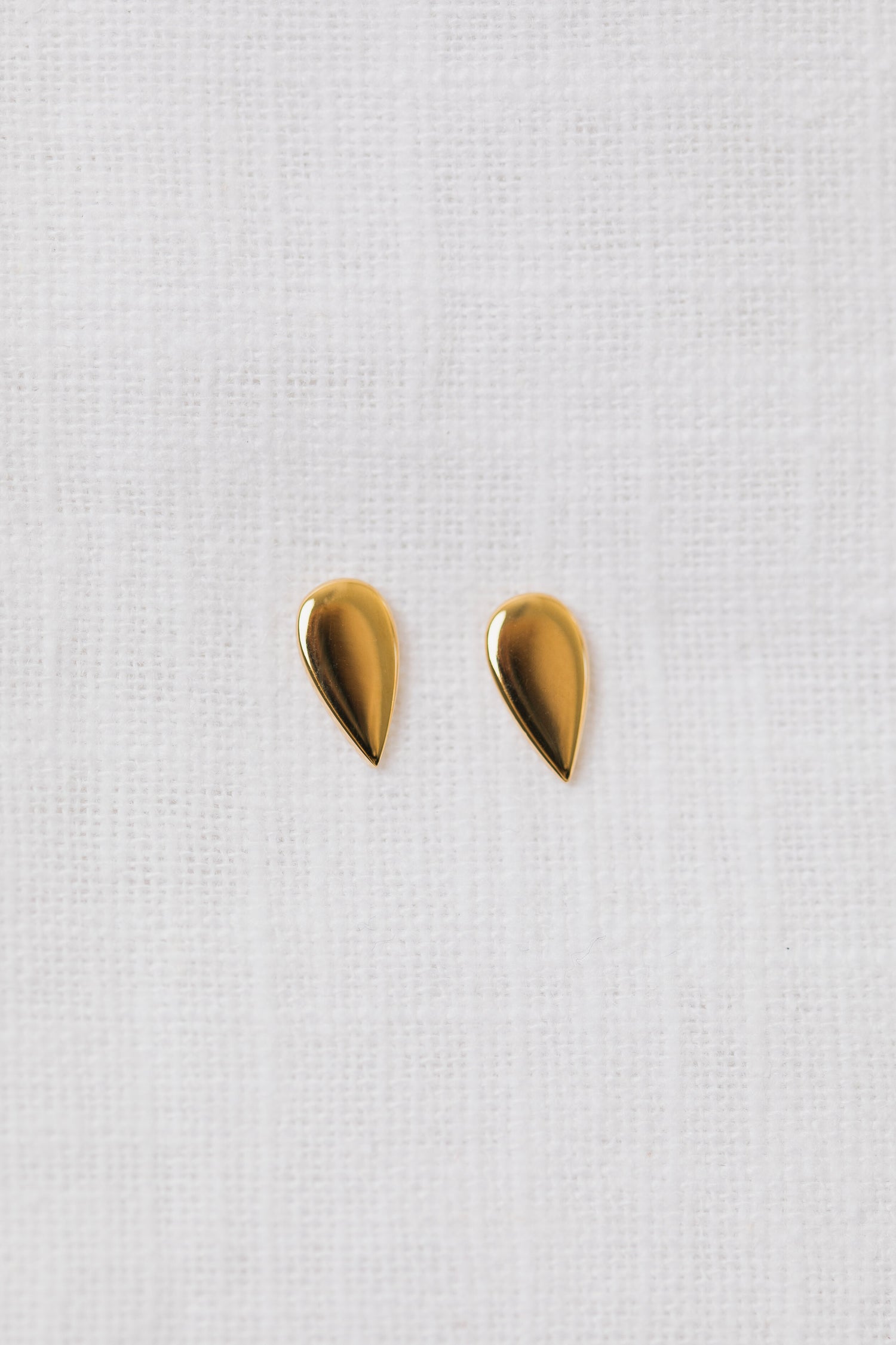 DROPLET • Gold Plated Stud Earrings