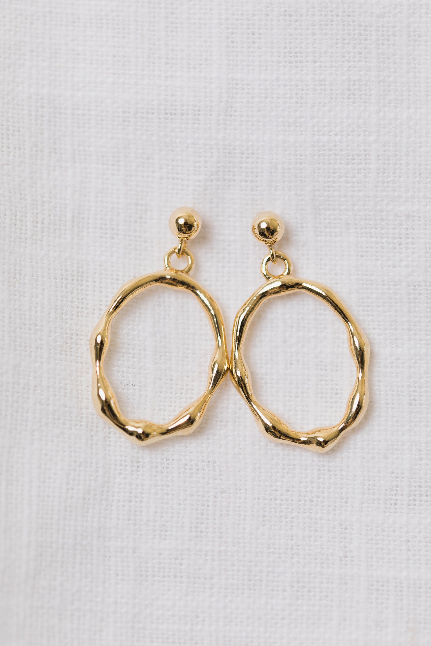 LULU • Gold Plated Drop Earrings