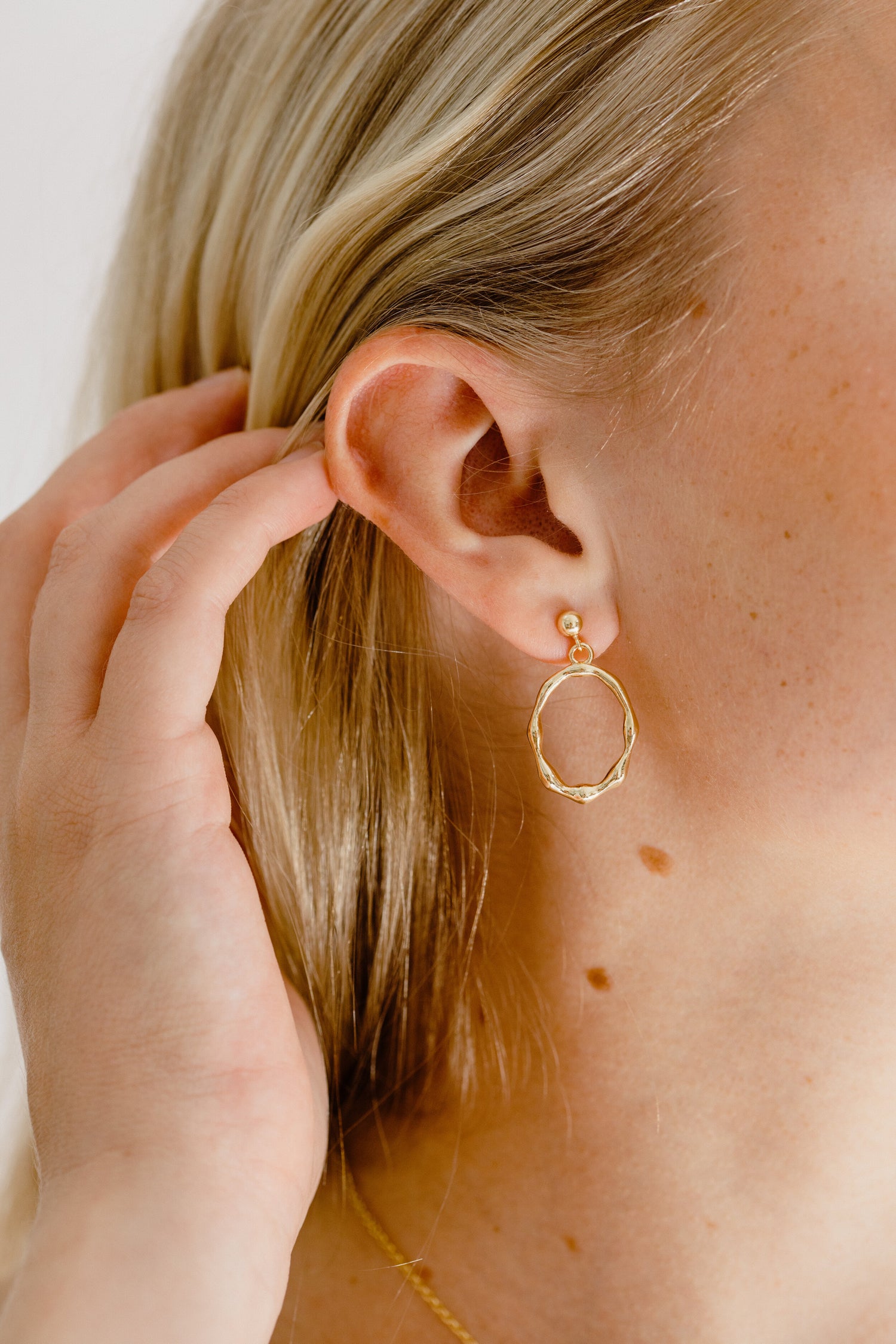 LULU • Gold Plated Drop Earrings