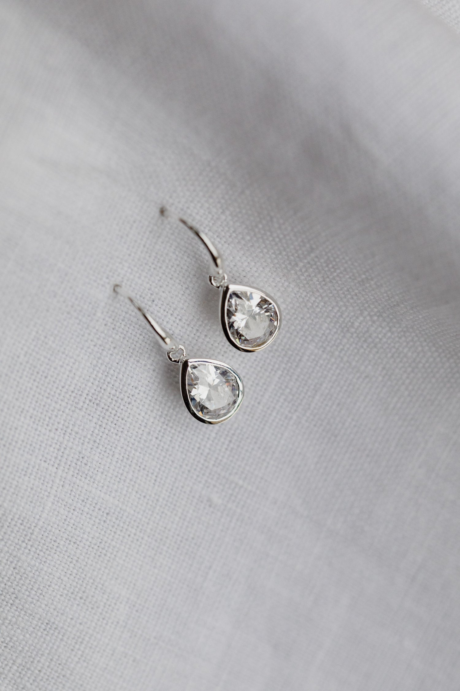 CRYSTAL DEW • CZ Drop Earrings