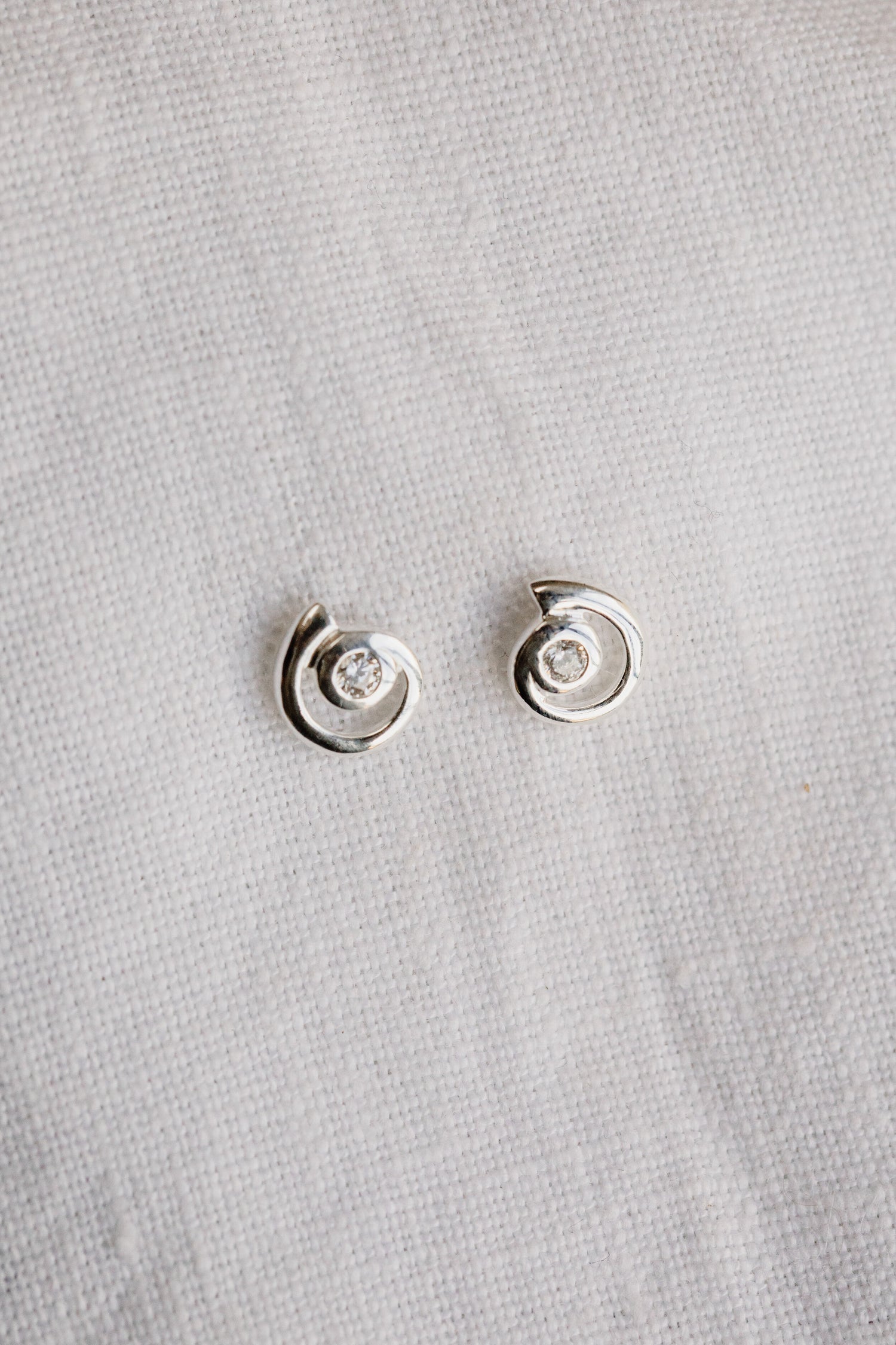 COQUILLE • CZ Stud Earrings