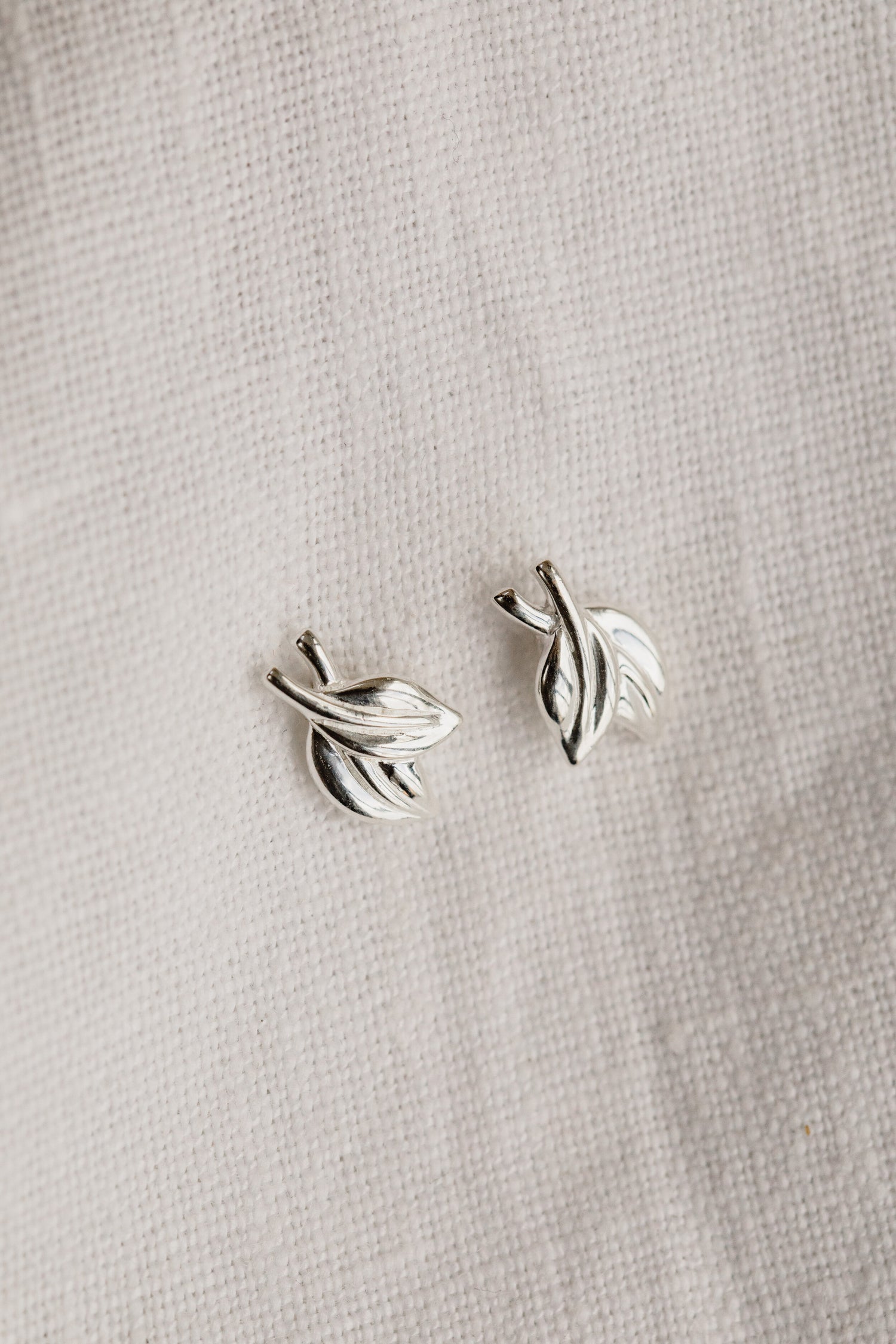 FOLIA • Silver Stud Earrings