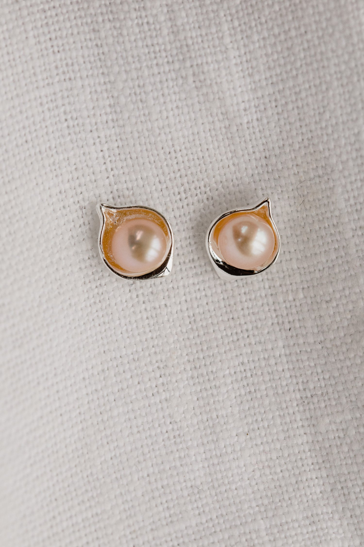 LILY ROSE • Pearl Stud Earrings