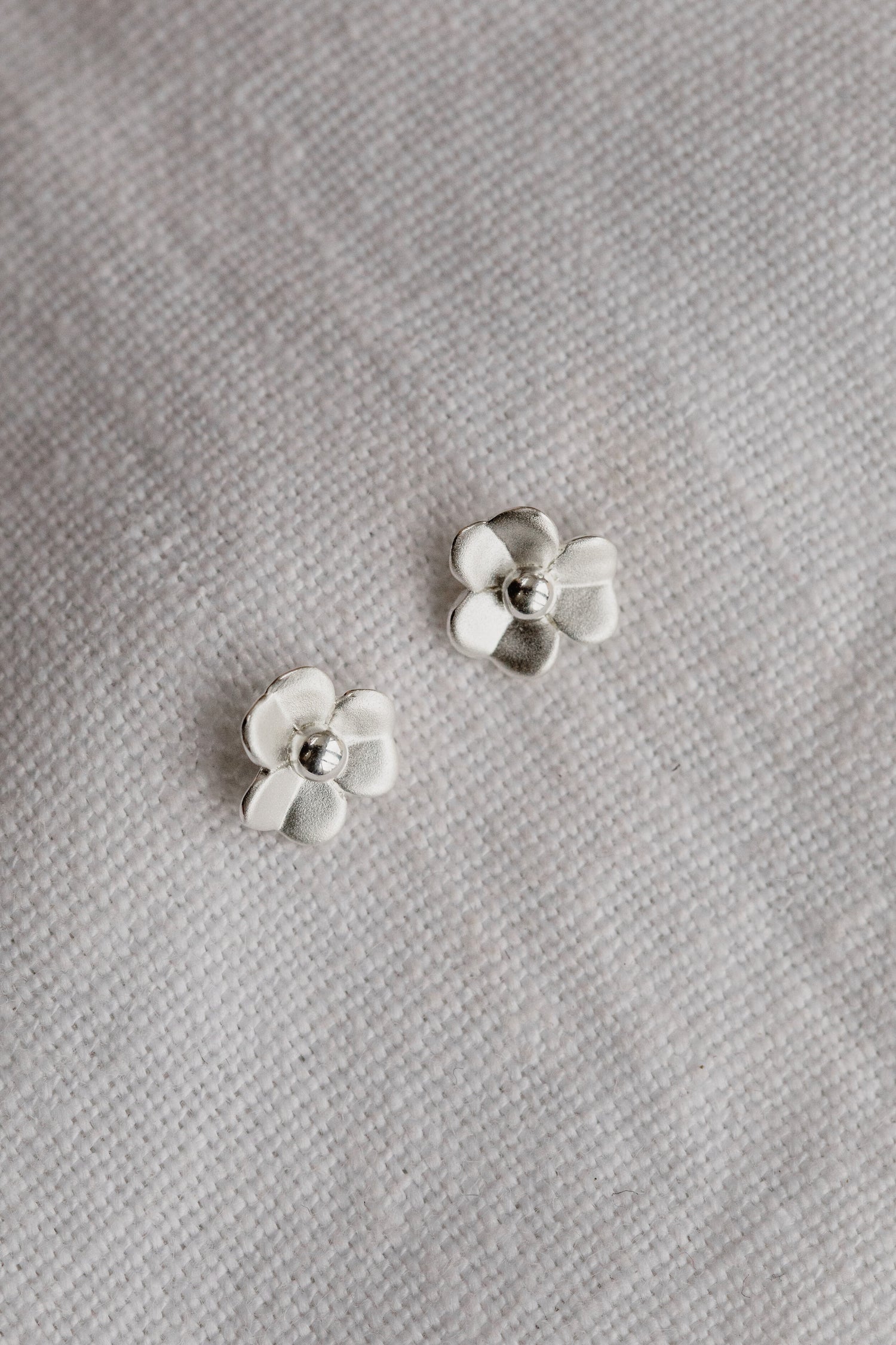 CAMELIA • Flower Stud Earrings