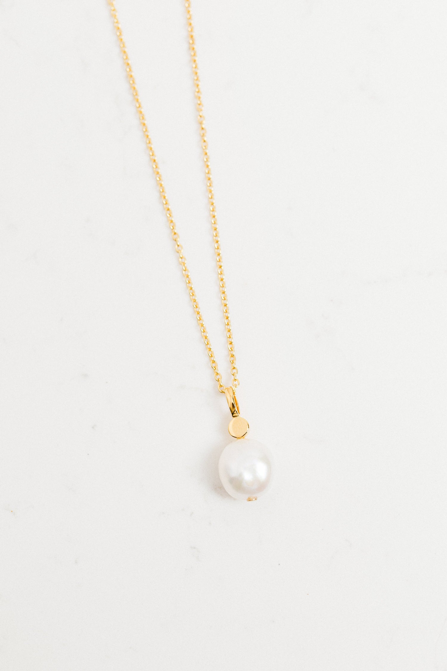 BAROQUE • Gold Plated Pearl Necklace