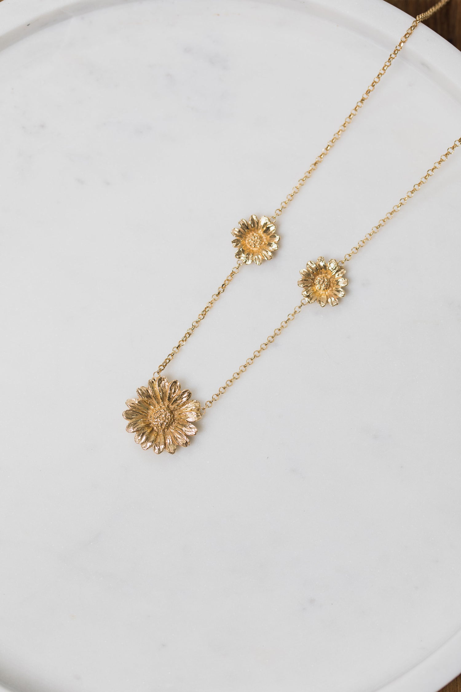 MAISY • Gold Plated Flower Necklace