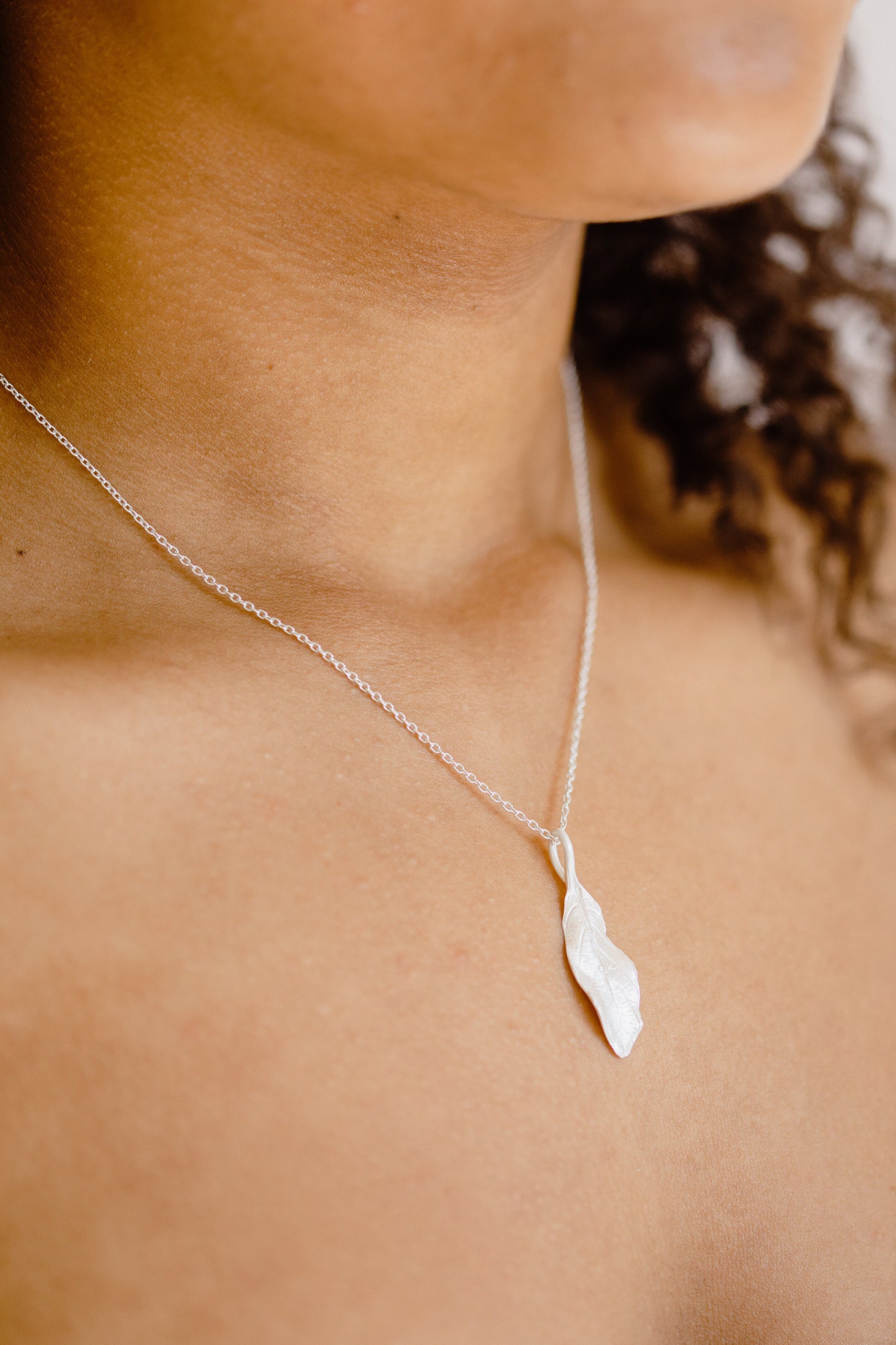 FERN • Silver Leaf Pendant