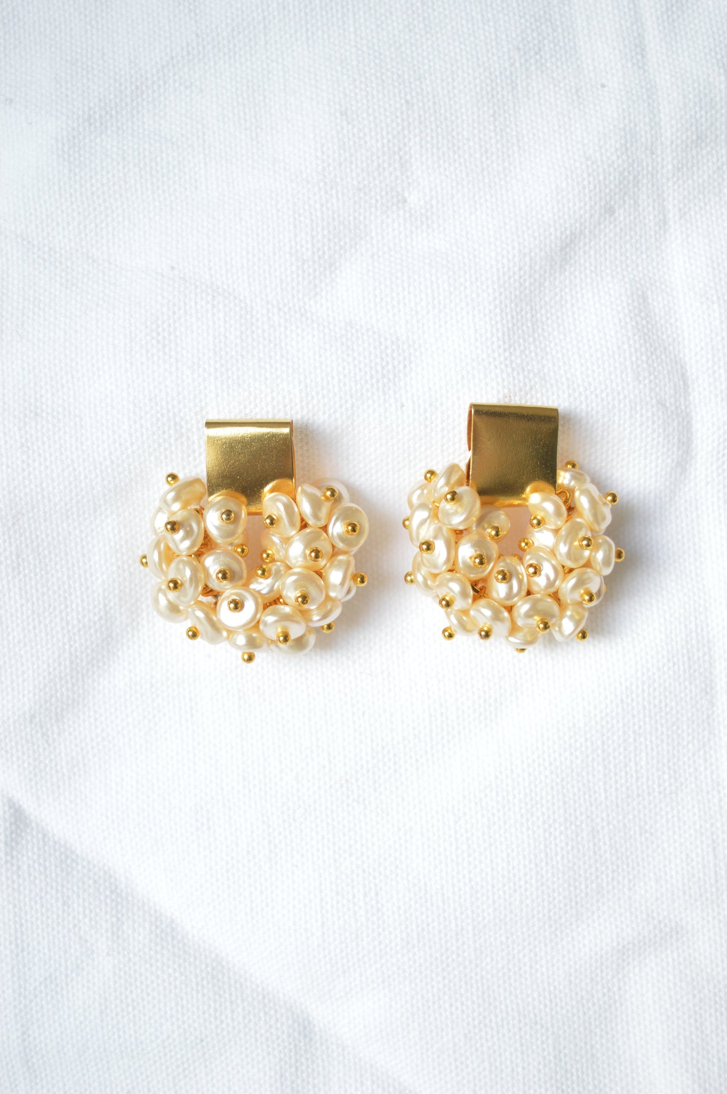 COURONNE • Pearl Cluster Earrings