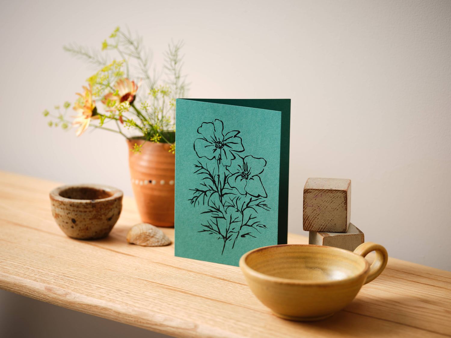 Cosmos Greeting Card